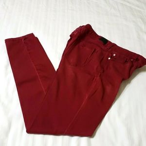 Celebrity Pink Girls 11-30 Skinny Burgundy Jeans